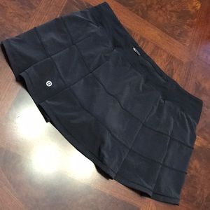Lululemon Black Pace Rival Skirt
